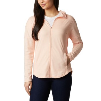 Columbia Cades Cove Full Zip, Sudaderas Con Capucha Rosas Para Mujer | 017692-LTR